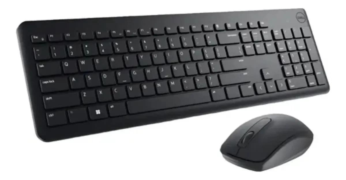 Kit Teclado e Mouse Sem Fio Dell KM3322W